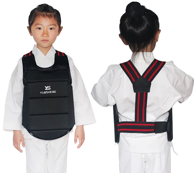 

Adult Child Taekwondo Karate Chest Guard Vest Boxing Karate Breast Protector Karate Protection Equipment