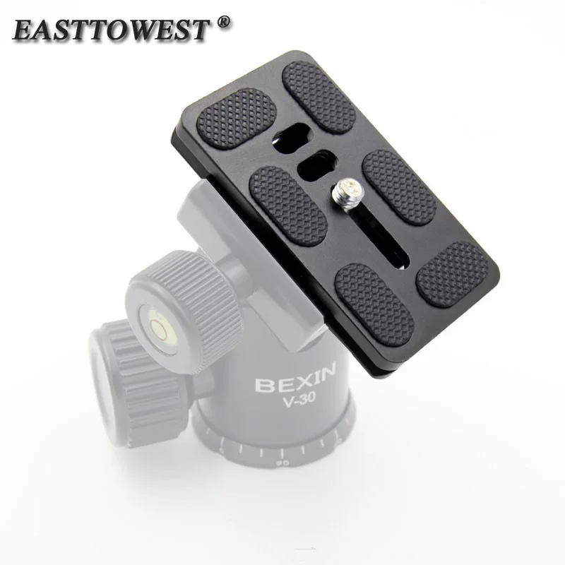 Easttowest PU-70 Quick Release Plate Монтажный Кронштейн Пластины быстрого крепления с 1/" винт для камеры Benro B0 B1 B2 J1 N1 шаровая Головка для штатива-трипода из Arca Swiss