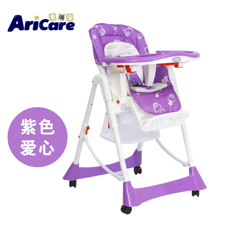 Многофункциональный обеденный стул для детей от 0 до 5 лет, складной портативный детский обеденный стул, обучающий стул, обеденный стол