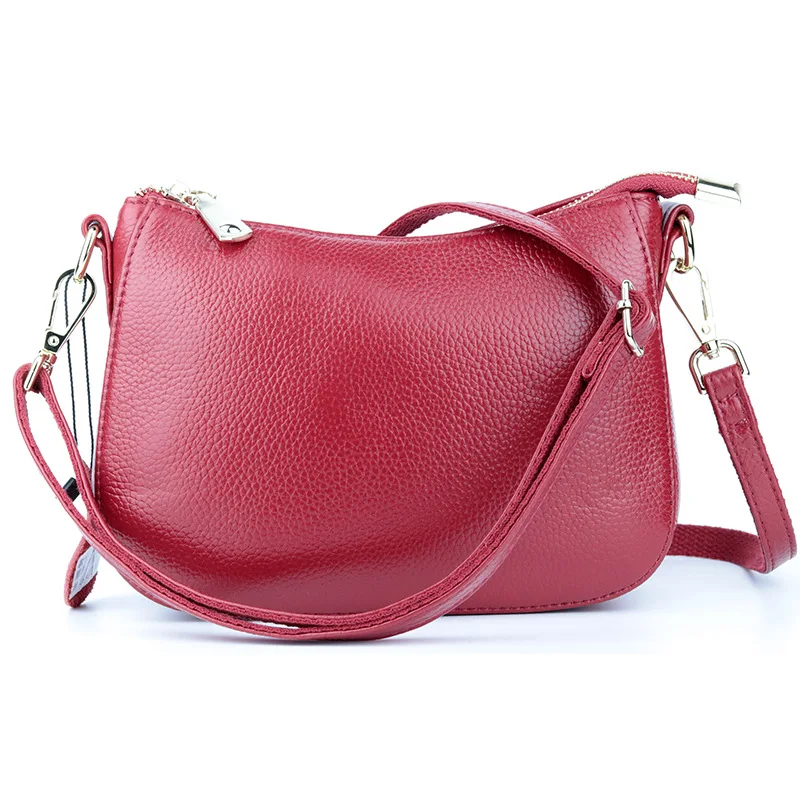 Женская сумка через плечо Bolsas Femininas из 100% воловьей кожи в европейском и