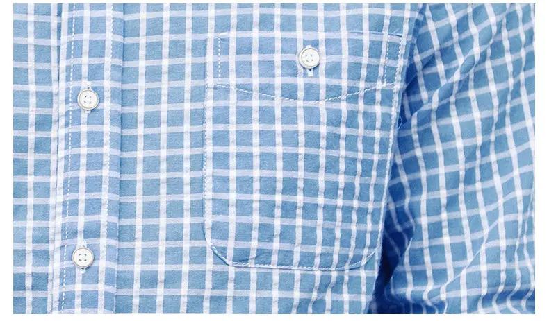 5XL Plaid shirts men clothing Autumn Spring Cotton long sleeve Top quality male shirts dress Brand Muls Plus size 2017 New DJ359-14