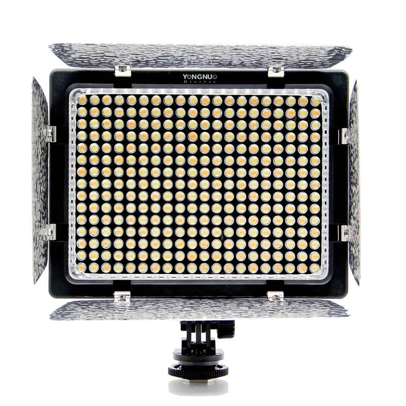 2PCS-YONGNUO-YN300-III-YN-300-III-CRI95-3200K-5500K-LED-Video-Light-with-Barndoor-led (1)