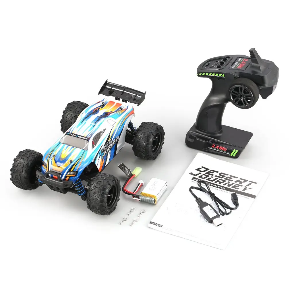 PXtoys 9302 1/18 4WD RC автомобиль с внедорожным багги автомобиль высокая скорость гоночный автомобиль для Pioneer RTR монстр грузовик дистанционное управление игрушки - Цвет: Синий