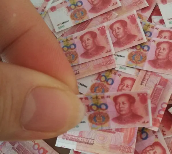 miniature money RMB