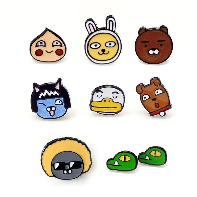 korea popular cartoon characters ryan apeach muzi earrings toys kawii cute ear rings for girl - Popular Cartoon Characters korea popular cartoon characters ryan apeach muzi earrings toys kawii cute ear rings for girl - Popular Cartoon Characters