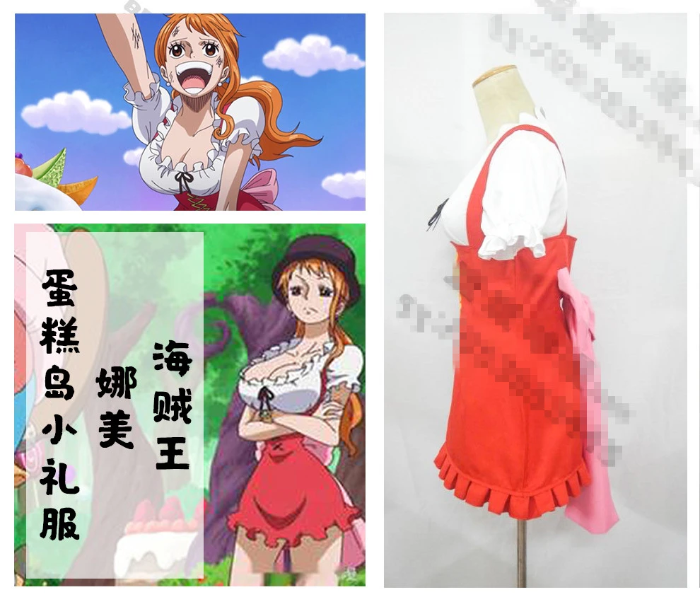 ワンピースのナミ漫画の衣装 夏服 コスプレ アニメ コスチューム Aliexpress