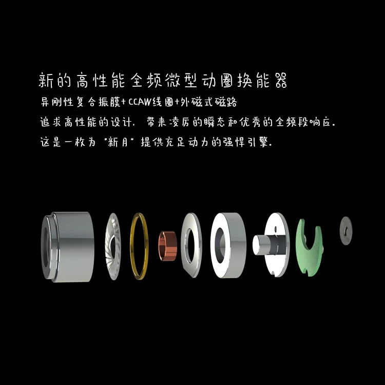 2018 НОВЕЙШИЕ Наушники Moondrop Crescent латунные динамические HIFI наушники в ухо лучшие