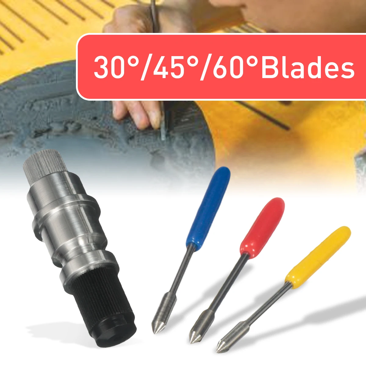 comprar 1 pc CB09 Silhueta Cameo Graphtec Titular + 15 pcs 30 Blades Cortador Vinil Plotter 45 60 Grau cameo silhueta CB09