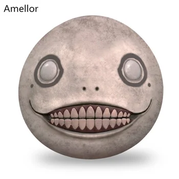 

2017 HOT anime Game NieR Automata YoRHa No. 2 Type B 2B emil mask Decorative pillows 43*43cm soft stuffed Cushion for christmas