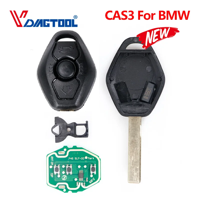 VDIAGTOOL 3-кнопочный дистанционный ключ для BMW X3 X5 Z3 Z4 1/3/5/7 серии EWS Система 315/433 МГц с