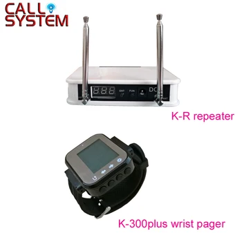 

Ycall Wireless Signal Repeater with Watch Pager Receiver for Emergency call system for Clinic elderly home