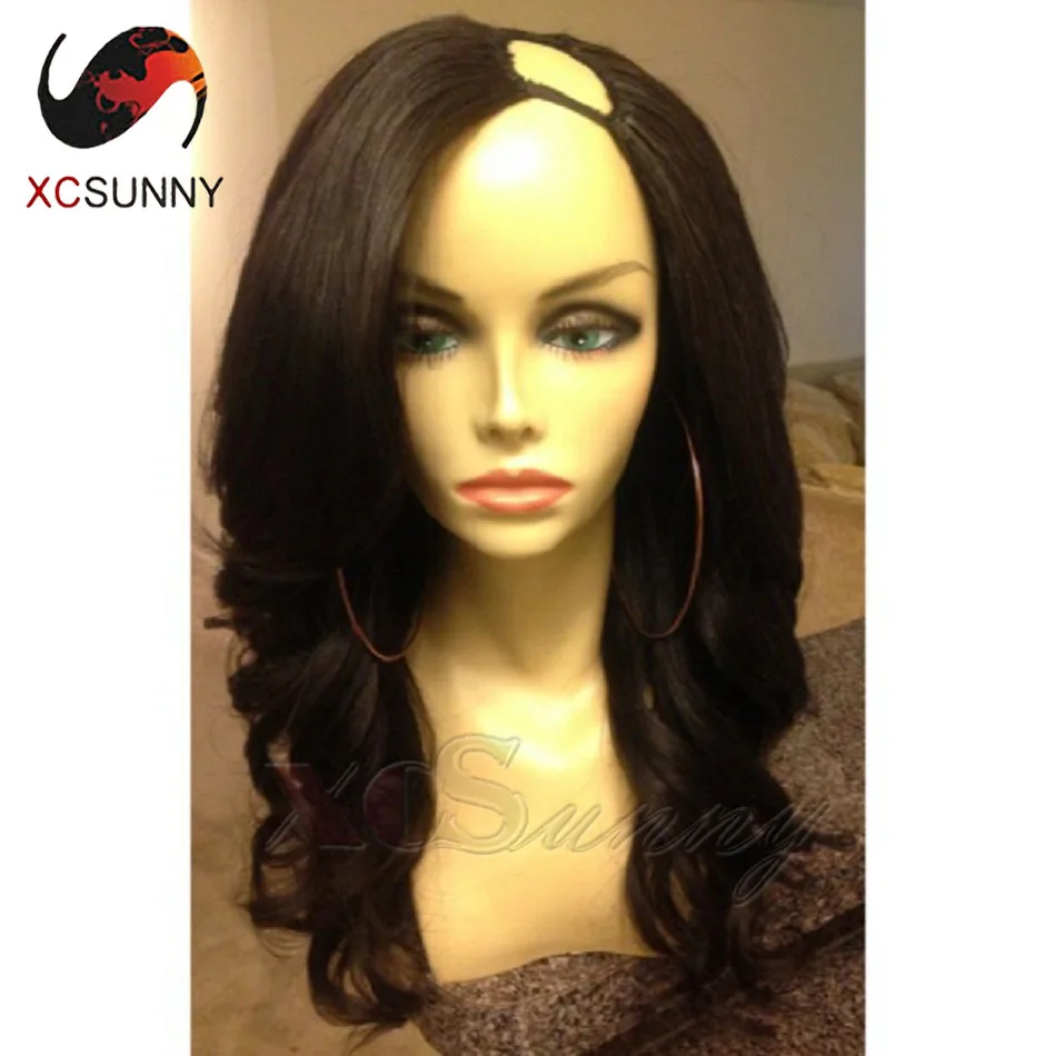 130 180 Density Cheap U Part Wigs 100 Brazilian Virgin Hair Deep