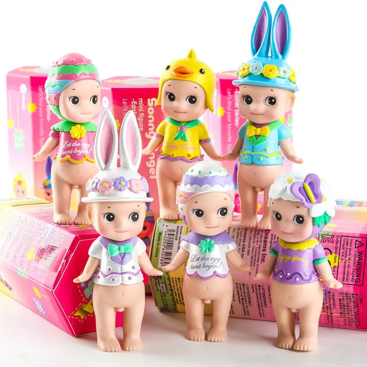 

Sonny Angel Figures Easter Series 6pcs/set Toys Christmas & Brithday Gift PVC Action Figure Collectible Model Toy 8cmKT3113