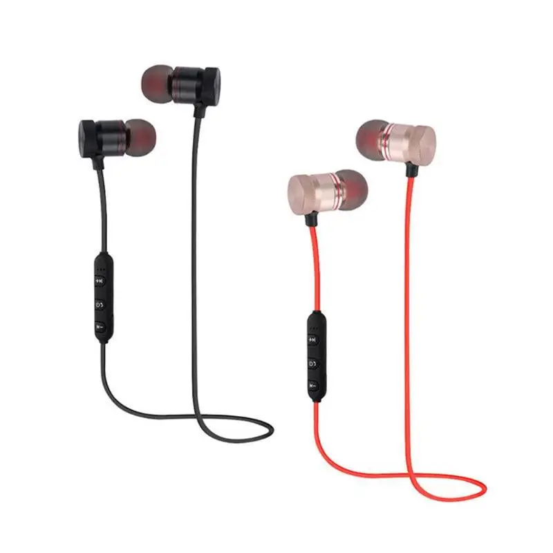 XT6 беспроводные наушники Bluetooth 4 1 Металлические Магнитные спортивные