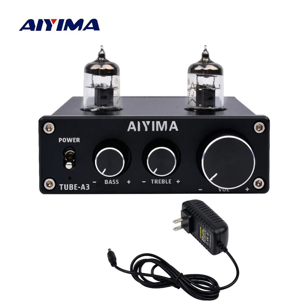 

AIYIMA Amplificador Audio 6J1 Tube Mini Power Amplifier Board Professional Bile Preamplifier HIFI Preamp DC12V For Home Theater