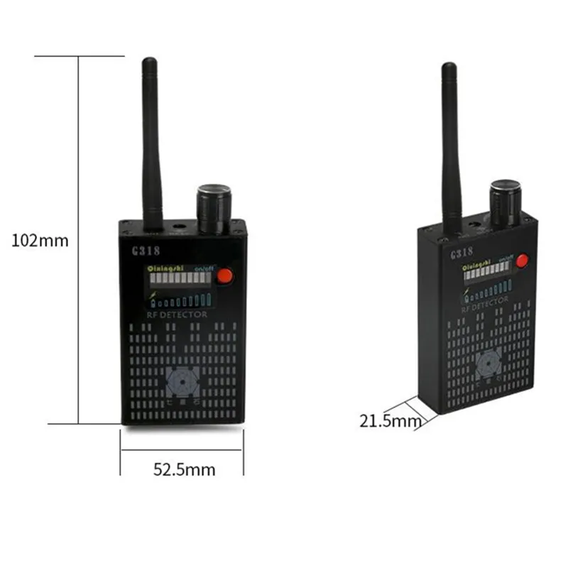 Detector de Sinal de Onda de Rádio Detector de Insetos Câmera de Gama Mhz sem Fio Melhor Wi-fi Completa rf Detector G318 1 Mhz-8000 8 Detector de câmera antiespionagem