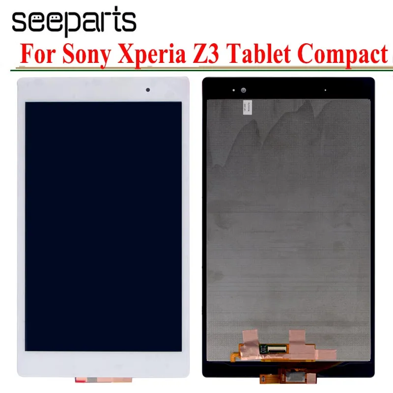 

100% Tested For Sony Xperia Z3 Tablet Compact LCD SGP611 SGP612 SGP621 LCD Display Touch Screen Digitizer Assembly Replacement