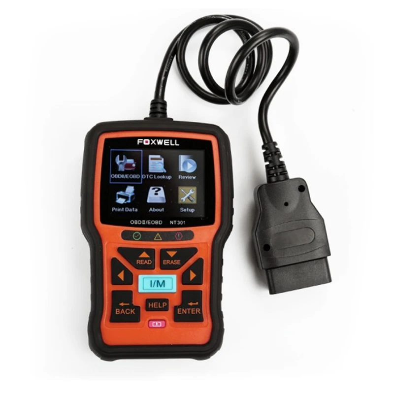 

Free Update Foxwell NT301 CAN OBDII/EOBD Code Reader Diagnostic Scan Tool Multi-system Scanner for all OBD2 Compliant Cars