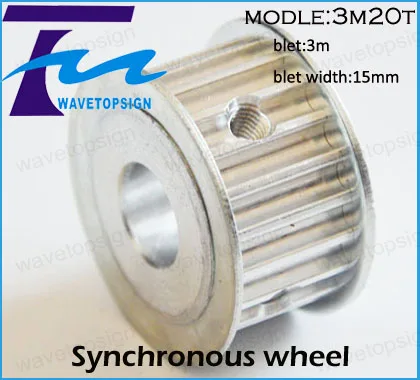 

Synchronous wheel3M20T pulley HTD 3M20T teeth 20 belt width 11mm 15mm hole 4 5 6 6.35 8 10 12mm