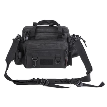 

Black Fishing multi-function Road sub-package Black Fishing Gear Bag Camera Bag Outdoor Fishing Tackle Box