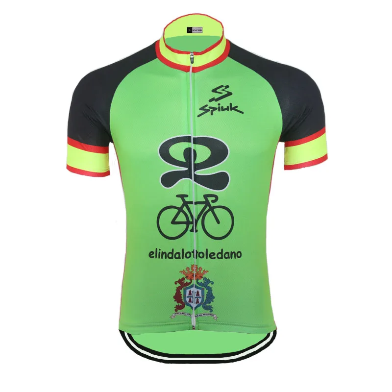 New Fluorescence cycling jersey ropa ciclismo short sleeved men's