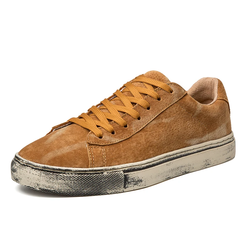 2018 De Véritable Hommes grey Sneakers Automne Valstone Chaussures Masculine Casual Hip Rue Luxe Hombres Cuir brown En Mode Hop Caoutchouc Black O8PX0wnk