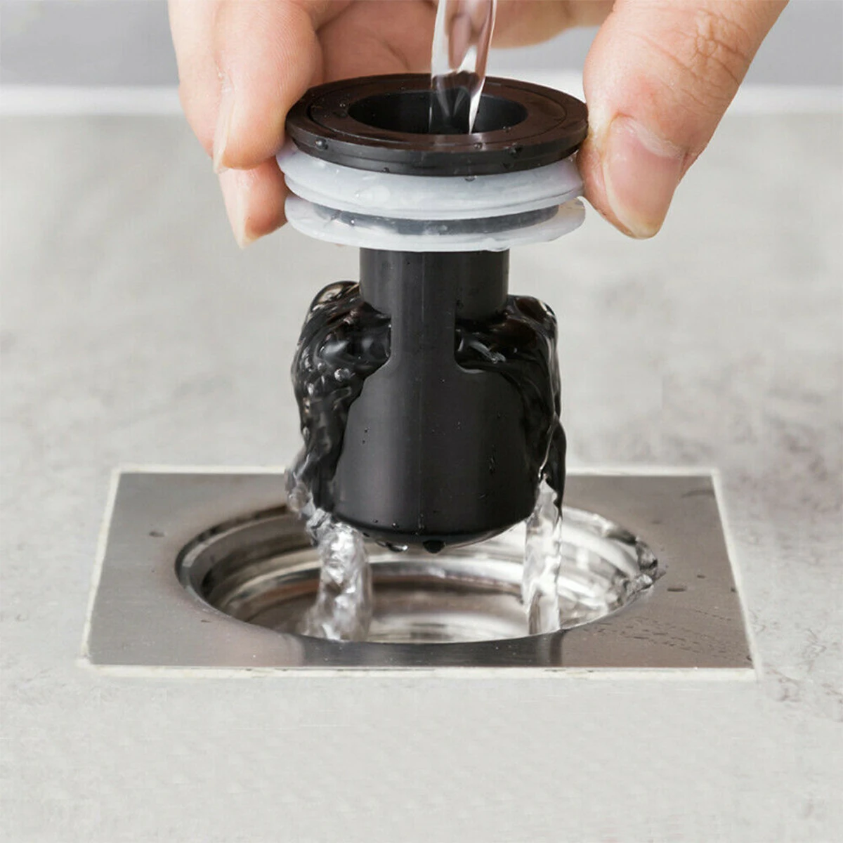 

Kitchen Toilet Floor Drains Silicone Sewer Core Bathroom Deodorant Waste Drain Strainer Cover Anti-Odor Backflow Filter