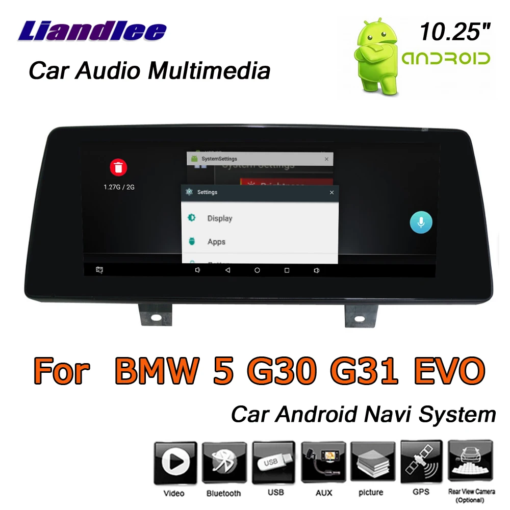Top Liandlee 10.25" Android For BMW 5 Series M5 G30 G31 G38 F90 EVO 2017~2019 Stereo Car Radio Carplay GPS Map Nav Navigation System 4