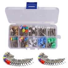 100 шт/комбо смешанные нейлоновые зубные полировальные кисти полировщик Prophy резиновые чашки защелки нейлоновые щетинки смешанный стиль стоматологический лабораторный набор инструментов