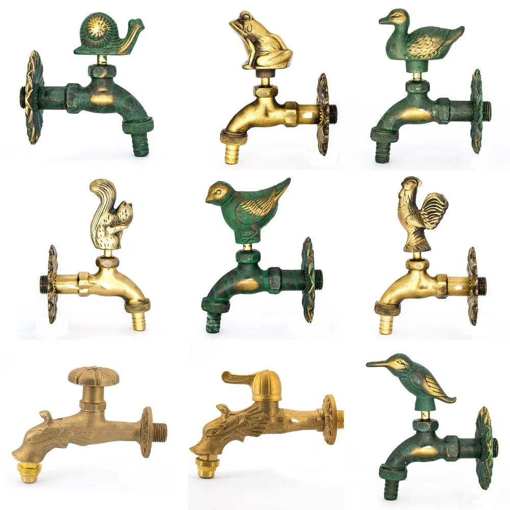 

Animal faucet copper used by all the courtyard garden antifreeze is prevented bask in mop pool washing machine for gold BIBCOCKS