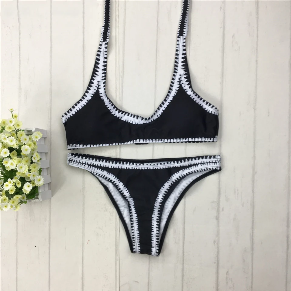 2018 New Sexy Low Waist Two-piece Bikini Set Brazilian Push Up Bikini Women Swimsuit Swimwear Summer Beachwear Bathing Suit (6)