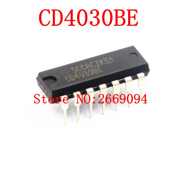 50 шт./100 шт. Бесплатная доставка CD4030BE CD4030 HEF4030BP DIP HCF4030BE HCF4030 4030 DIP14 Новый и