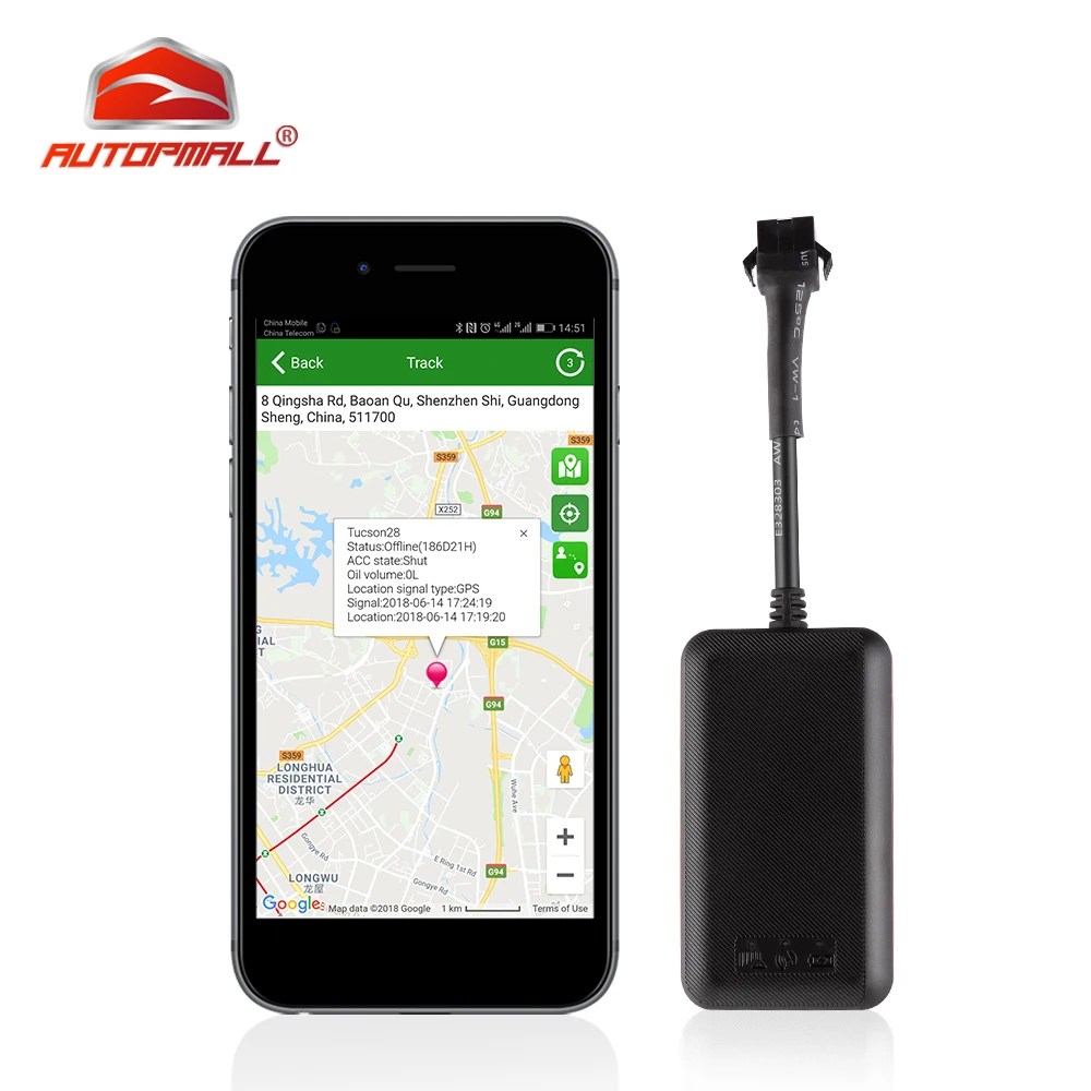 

Mini GPS Tracker Car Waterproof IP66 GPS GSM Locator Auto TK108 Car Tracker Device Vehicular Cut Off Oil Power Vibration Alarm