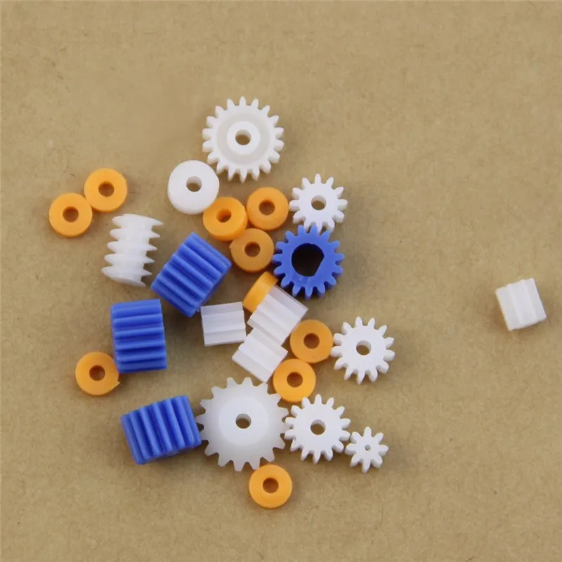 

16 Kinds Shaft Gears Spindle Gears Gear-B Worm 4MM 3.17MM 3MM 2.3MM 2MM Plastic