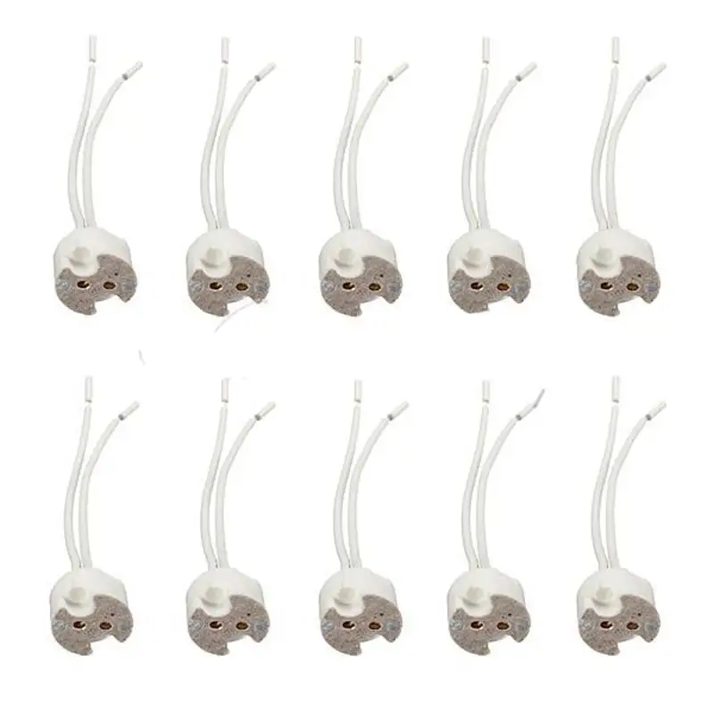

Wire Connector Socket For MR16 GU5.3 LED CFL Lamp Light Halogen Bulb 10 pcs