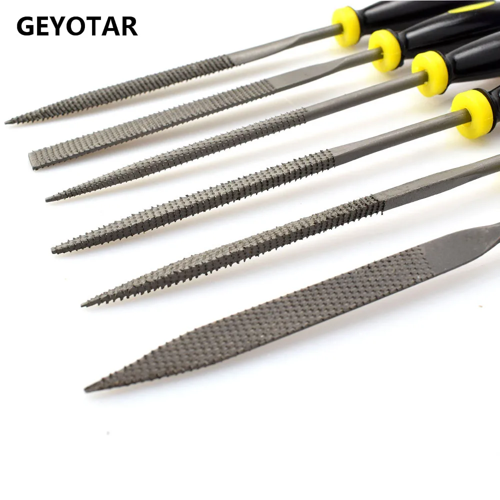 6pcs Needle File Microtech Metal Rasp Filing Files Set Filling Tool