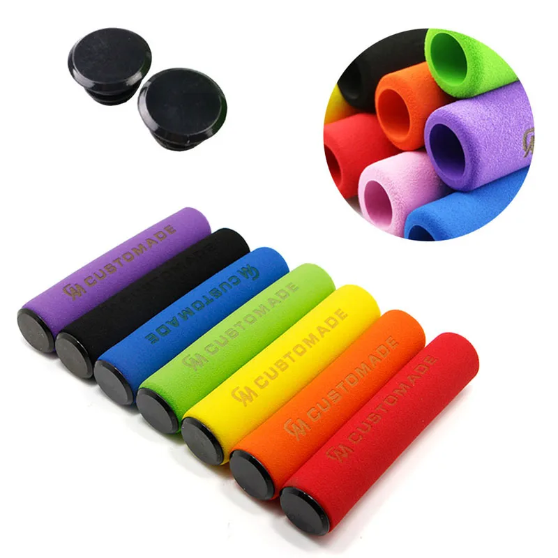 1 пара мягкой пены губки bmx mtb велосипед Ручка Руль Бар Захваты|bar grips|bicycle handle bar