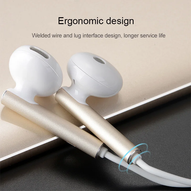 Huawei AM 116 Earphones Volume Control Metal Wired Headset 3.5mm Jack for HUAWEI P7 P8 P9 Lite P10 Plus Honor 5X 6X Mate