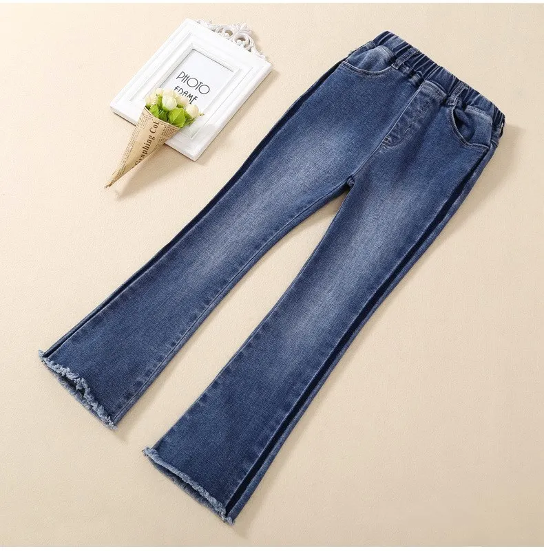 2018 Style Baby Girl Jeans Skinny Spring Autumn Girls Pants Elastic
