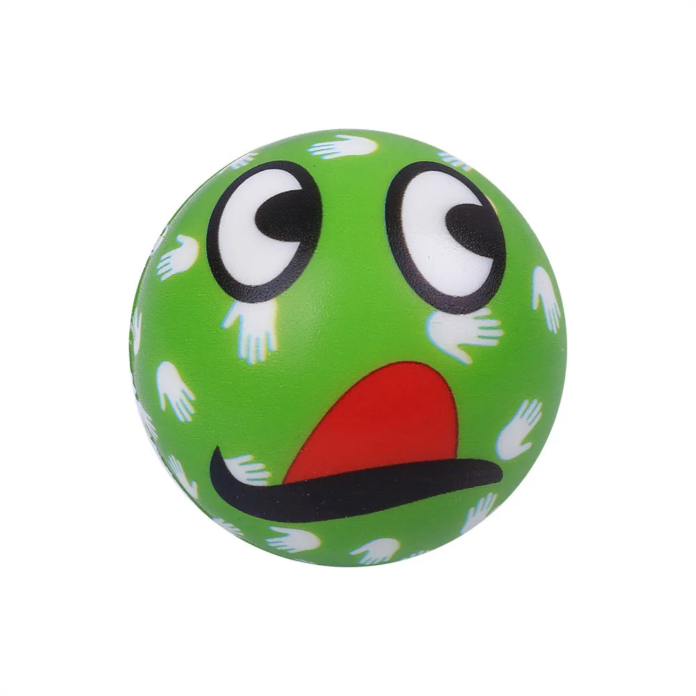 

Toy kids New Squeeze Green Mouth Emotion Ball Squishy Slow Rising Decompression Toys Children baby 7cm PU Solf antistress toys