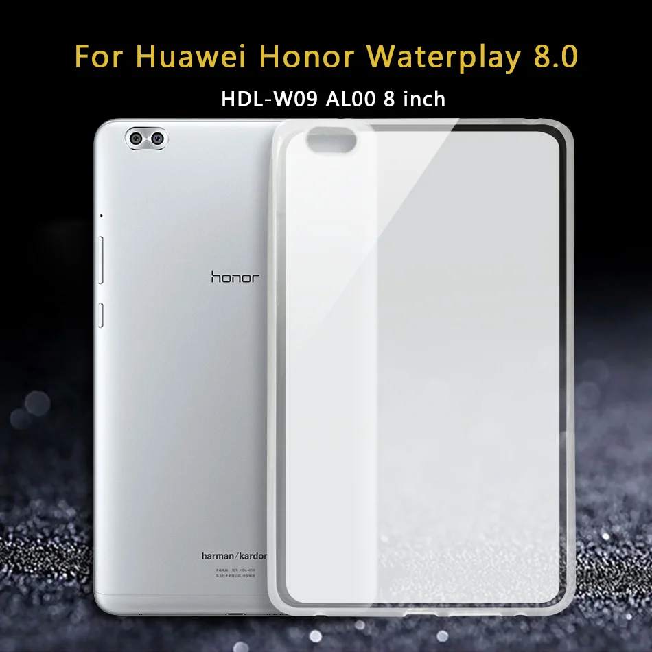 Силиконовый чехол для huawei MediaPad медиа T3 10 8 7 T1 T2 Pro X2 Honor планшет 2/5 Waterplay tab для игровой площадки 8,0 9,6 10,1 HDN-W09 - Цвет: waterplay 8