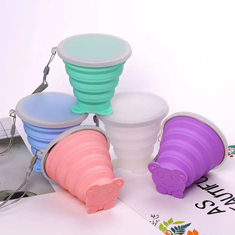 Portable Silicone Retractable Folding Cup Telescopic Collapsible Travel