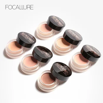 FOCALLURE 7 Colors Full Cover Concealer Cream Makeup Primer Cover Foundation Base Lasting Oil Control