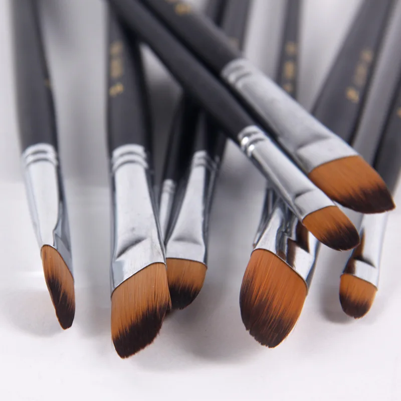 Koop Gouache Olie Acryl Aquarel Olieverf Penselen Kantoor School Professionele Schilderen Leveringen Nylon Haar Kwast Set