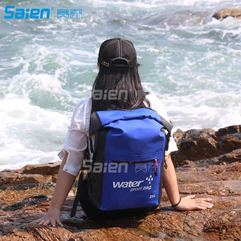 Dry Bag Backpack 25L-Dry Backpack is Guaranteed Waterproof-Wear it as a Waterproof or Over the Shoulder for Kayakin