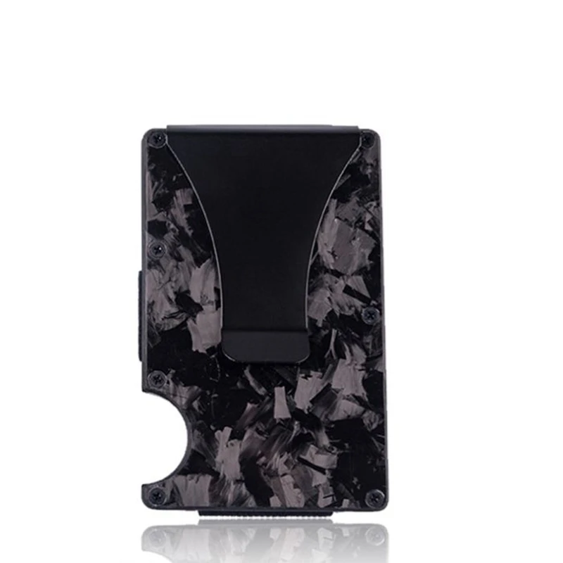 

2019 Minimalist Carbon Fiber Wallet RFID Blocking Card Holder Credit Card Case For Men Women Male Female Card Money Purse Clip