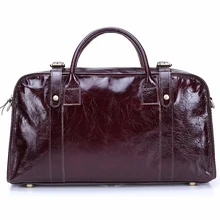 Casual Men women Big duffle Bag 100% Crazy Horse Genuine leather Men travel Bag Large Road Weekend Bag Overnight handbag LI-1405