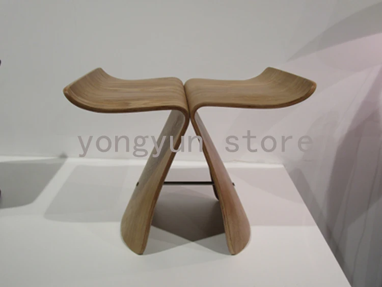 Современный дизайн деревянный стул для отдыха маленький Многофункциональный табурет для гостиной табурет для ног Лофт популярная обувь Замена маленьких табуретов
