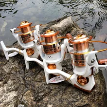 Спиннинговая рыболовная Катушка 12BB+ 1 подшипниковые шарики серии 500-9000 металлическая Катушка спиннинговая Катушка лодка рок рыболовное колесо