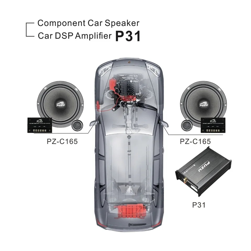 amplifier for door speakers